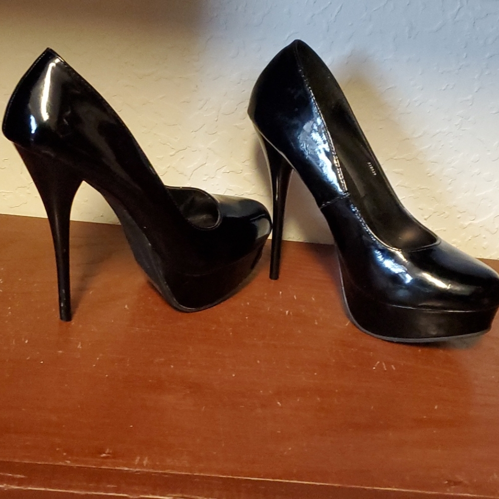 Black stilettos